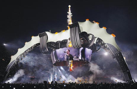 360° tour U2 a Roma in concerto