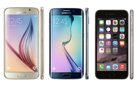 iPhone 6S e Galaxy S6