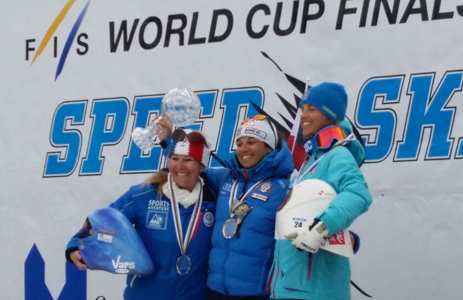 Valentina Greggio campionessa di sci di velocità