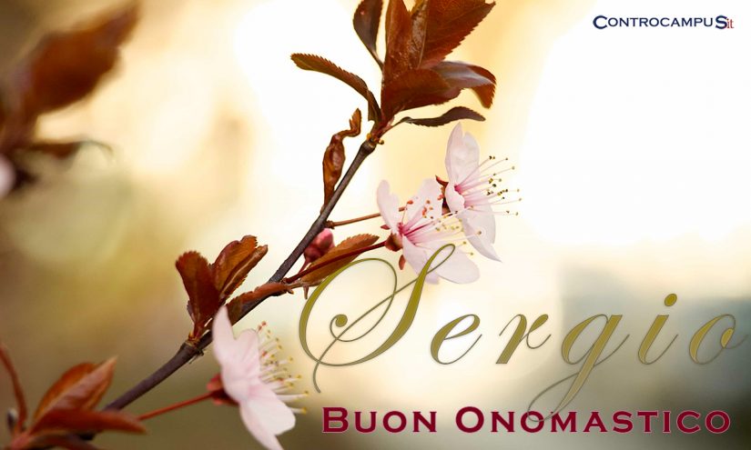 Immagini auguri onomastico per San Sergio