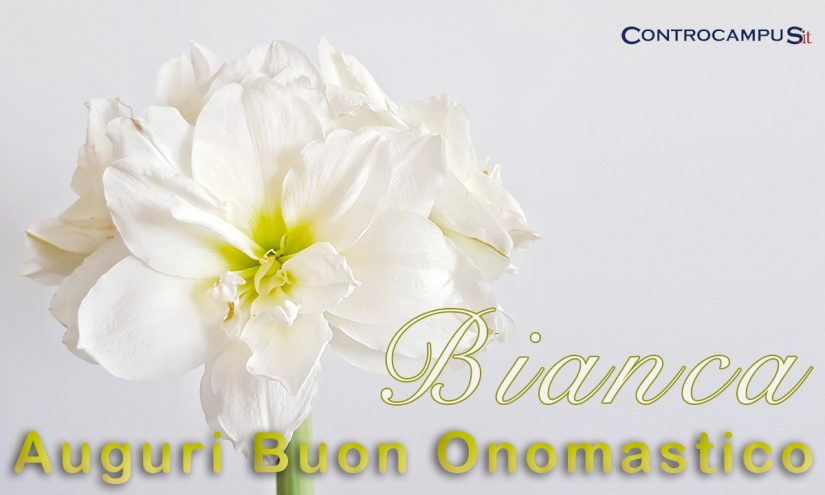 Immagini auguri buon onomastico Santa Bianca