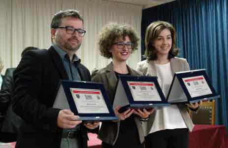 Laureati Unicam: Stefano Buratti, Cecilia Mancia, Sara Morosi