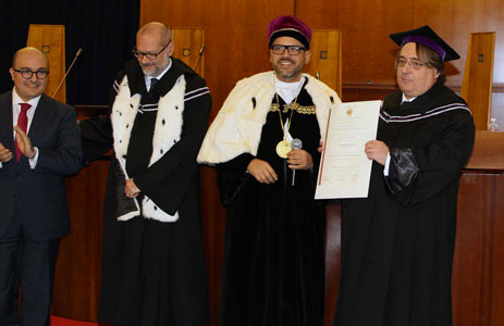 Foto Roberto Napoletano Laurea Honoris Causa