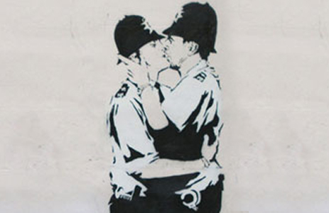 Chi è Banksy - immagini opere graffiti