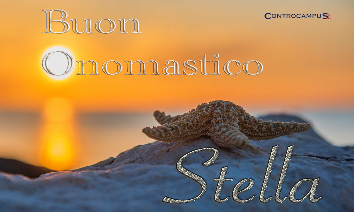 Immagini auguri buon onomastico Stella