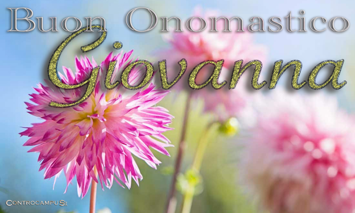 Immagini auguri Buon Onomastico Giovanna