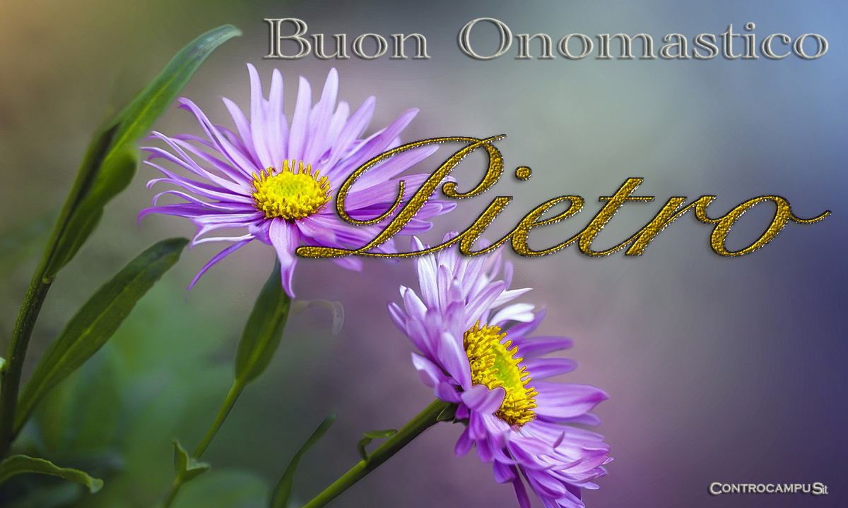 Immagini auguri Buon Onomastico Pietro