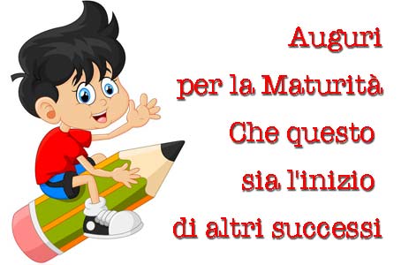 Immagini di auguri per la maturità