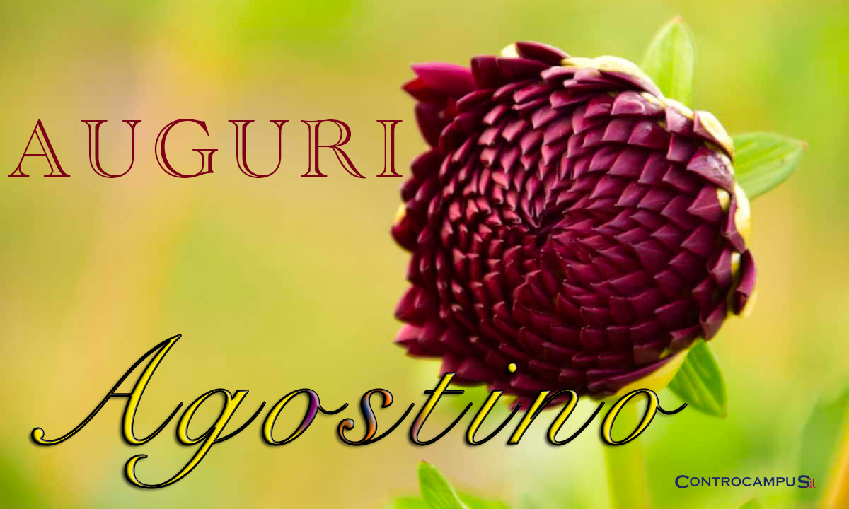 Immagini Auguri Onomastico Agostino