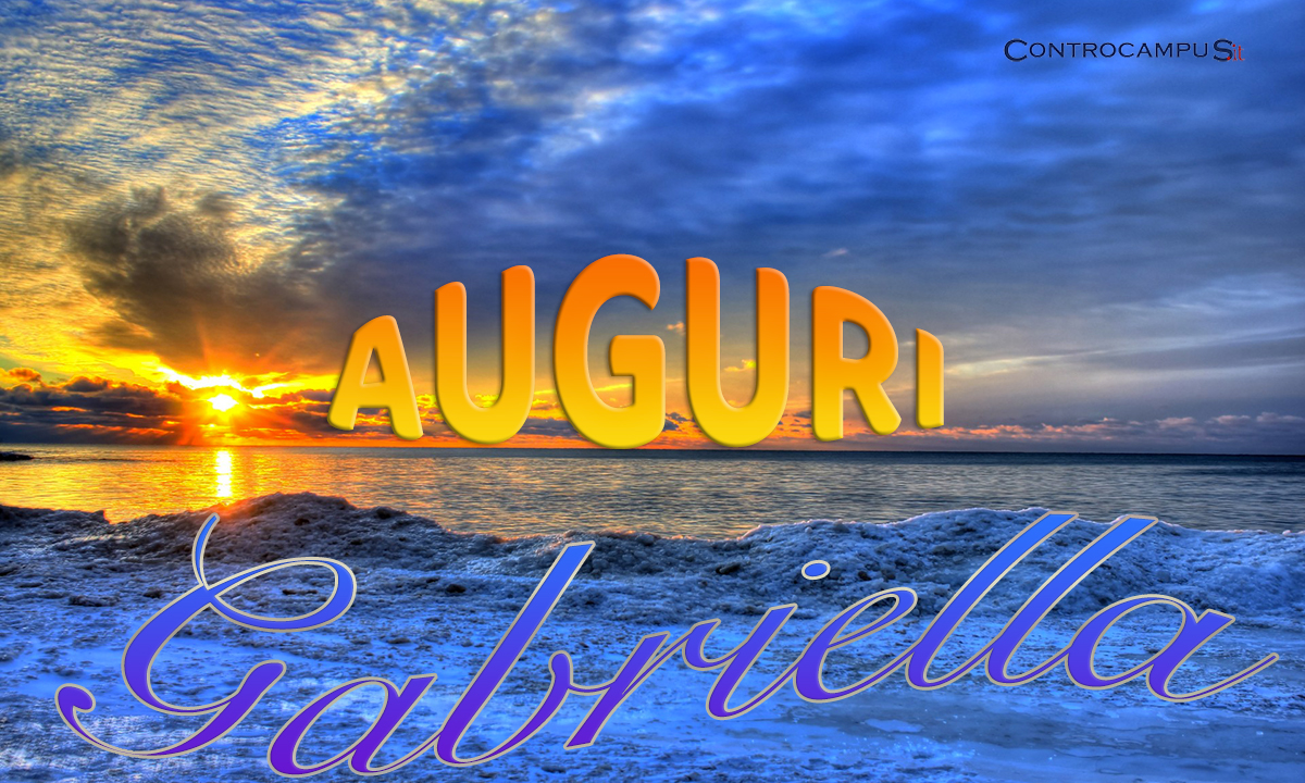 Immagini auguri buon Onomastico Gabriella