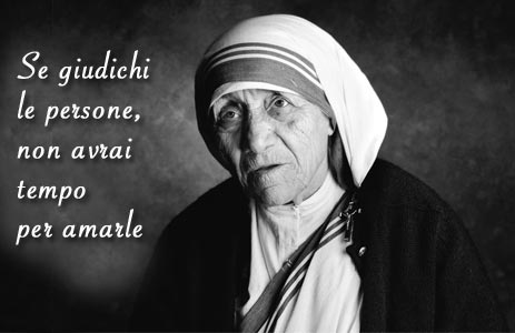 Immagini con frasi di Madre Teresa di Calcutta