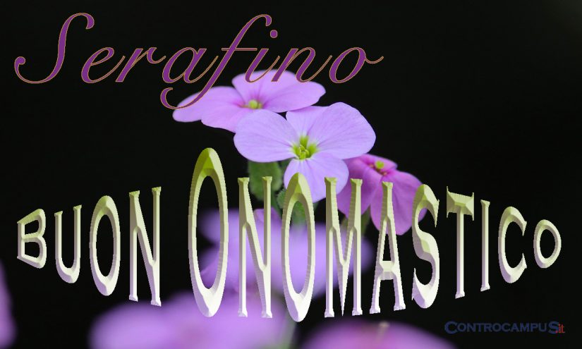 Immagini auguri buon onomastico per San Serafino