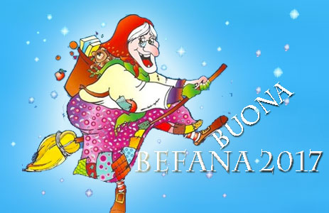 Immagini di buona Befana o Epifania 2017