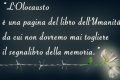 Immagini con frasi e poesie Giorno della Memoria