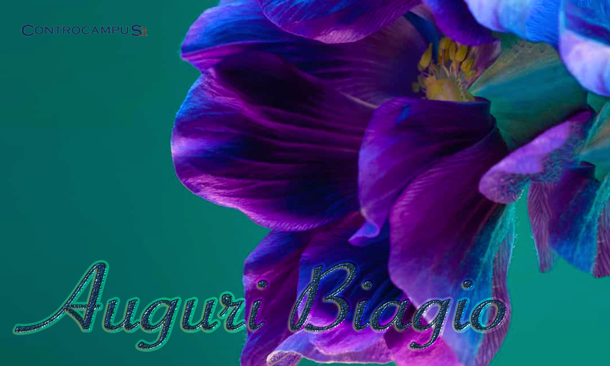 Immagini auguri buon onomastico Biagio