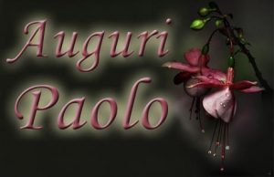 Immagini con nome per auguri Paolo