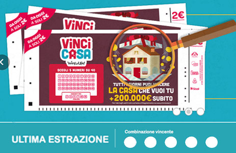 VinciCasa oggi 3 luglio 2020