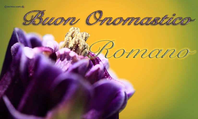 Immagini auguri buon onomastico per San Romano