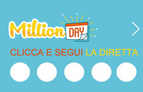 MillionDay di oggi 19 giugno 2020