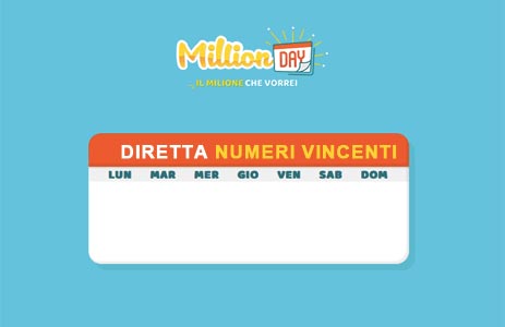 MillionDay domenica 14 giugno 2020