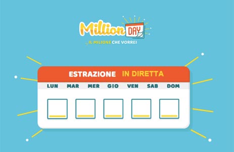 MillionDay di oggi 3 luglio 2020