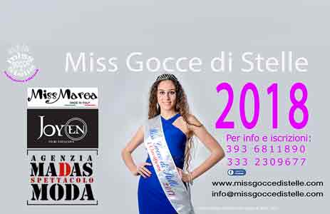 Concorso di bellezza Miss Gocce di Stelle 2018