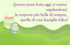 Immagini con messaggi di buona Pasqua per la famiglia