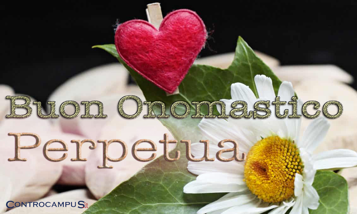 Immagini auguri onomastico per Santa Perpetua