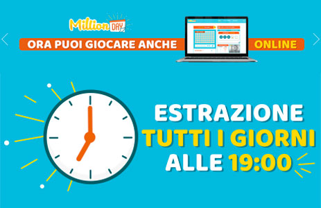 MillionDay di oggi 22 giugno 2020