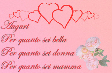 Messaggi di buona festa della mamma e della suocera