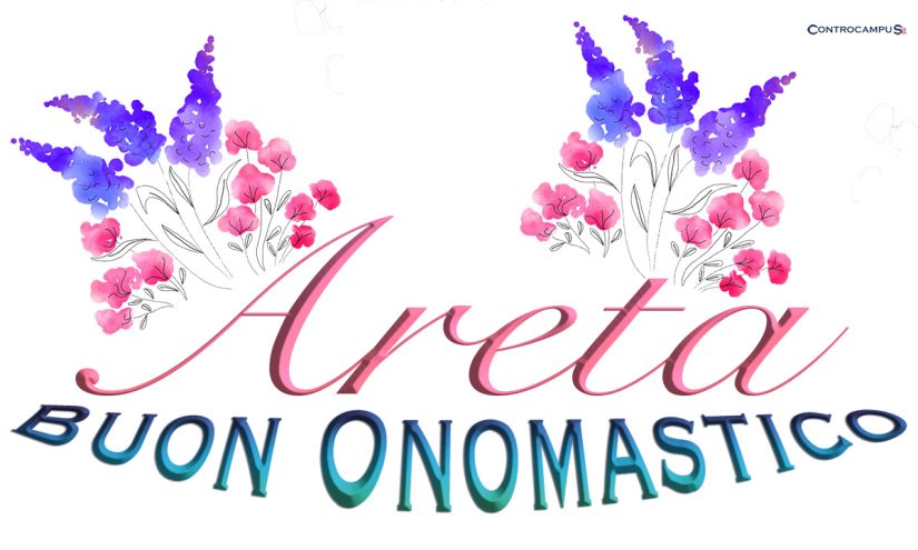 Immagini auguri buon onomastico per Sant Areta