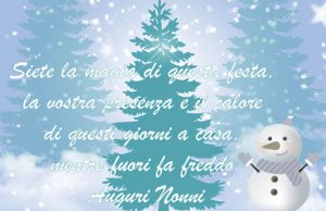 Immagini con frasi di buon natale per nonni e nipoti