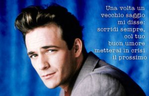 Foto Luke Perry con frasi, aforismi e citazioni Dylan di Beverly Hills