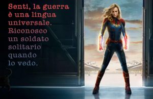 Immagine con frasi del film Captain Marvel