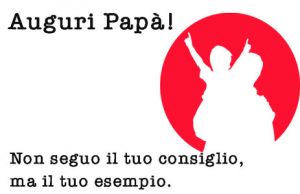 Immagine con frasi della festa del papà di auguri