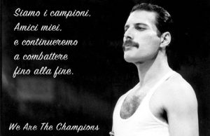 Immagine con frasi Freddie Mercury dei Queen