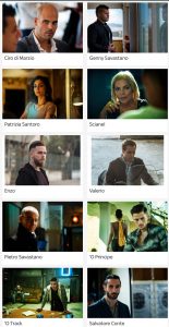 Foto di tutti i principali personaggi di Gomorra 4