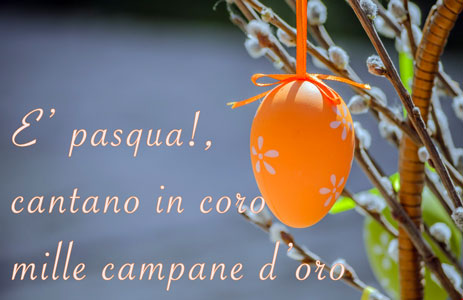 Immagini con poesie di Pasqua brevi e in rima