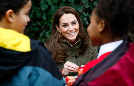 Kate Middleton apre a Londra una scuola