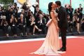 Giulia De lellis sul Red Carpet di Venezia con Andrea Iannone