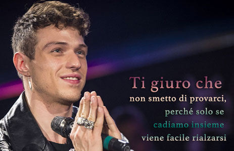 Foto con frasi di Irama