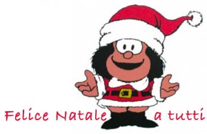 Immagini con frasi di Natale di Mafalda