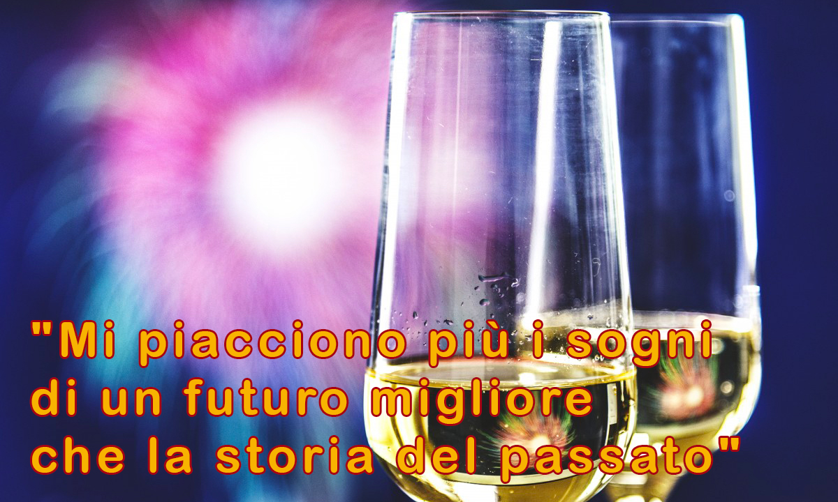 Immagini con aforismi di buon anno nuovo e citazioni di Capodanno