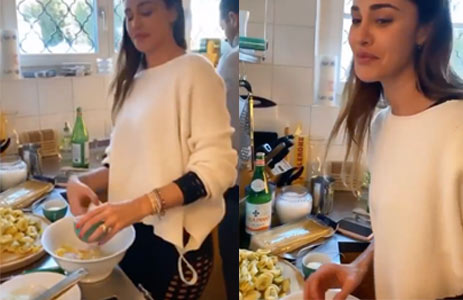 Belen Rodriguez cuoca su Instagram