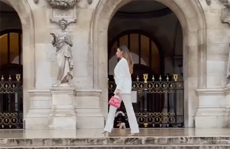 Belen Rodriguez alla Paris fashion week 2020