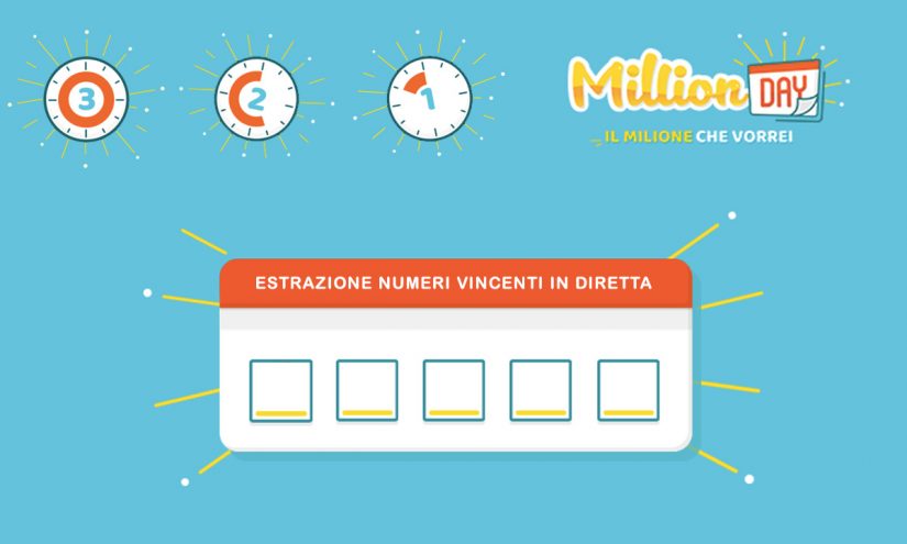 Estrazione MillionDAY oggi 6 maggio 2022