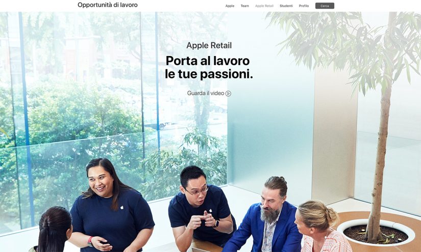 Come lavorare per Apple