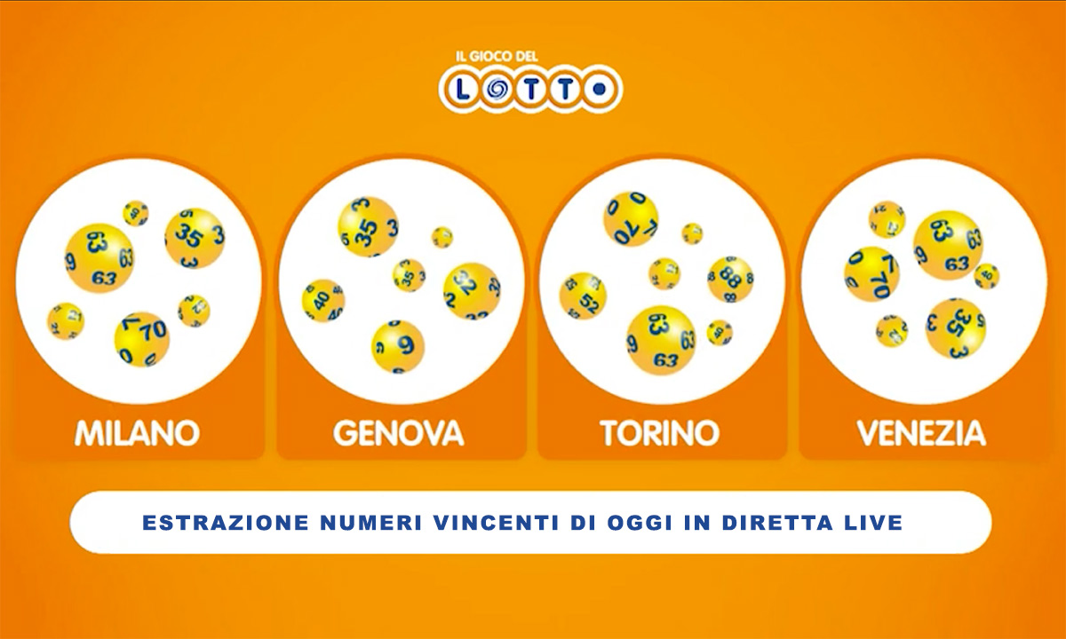 Estrazioni del Lotto del 23 aprile 2022