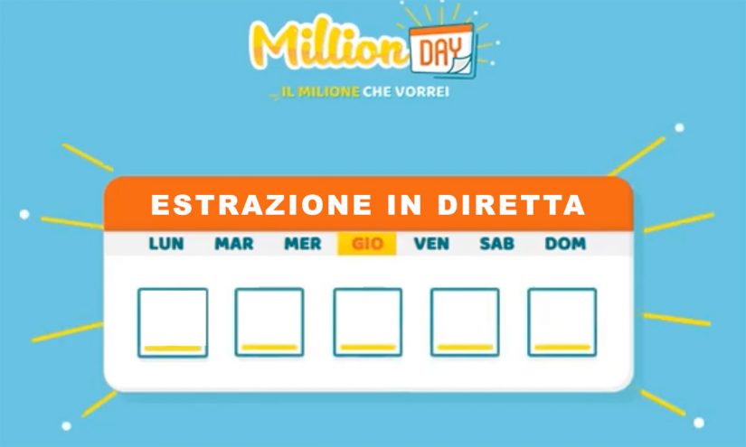 Estrazione MillionDAY 7 aprile 2022