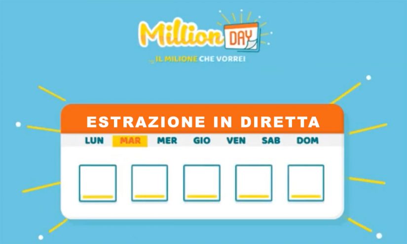 Estrazione MillionDAY di oggi 12 luglio 2022